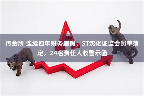 传金所 连续四年财务造假，ST沈化证监会罚单落定，24名责任人收警示函